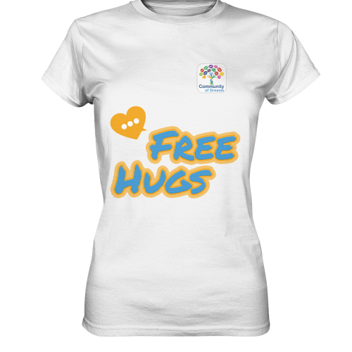 Free Hugs T-Shirt Frauen