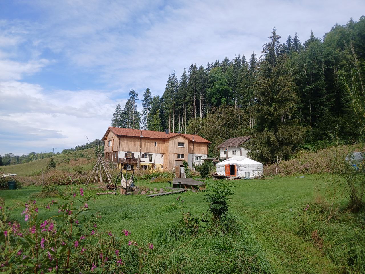 Festivalgelände im Allgäu